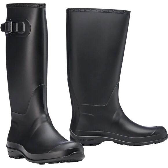 Kamik Olivia Black Tall Rubber Boots - Picture 2 of 12